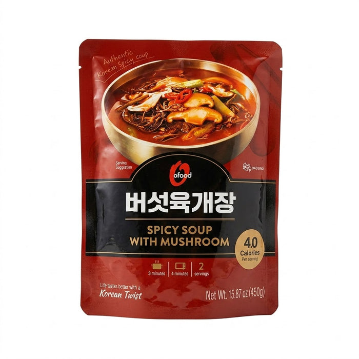 오푸드 버섯육개장 450g