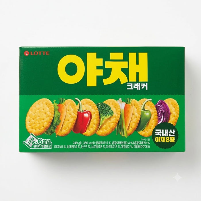 롯데 야채 크래커 249g (6개입)