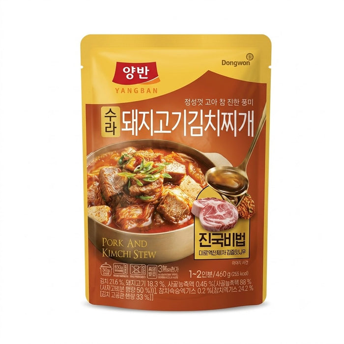동원 양반 수라 돼지고기 김치찌개 460g