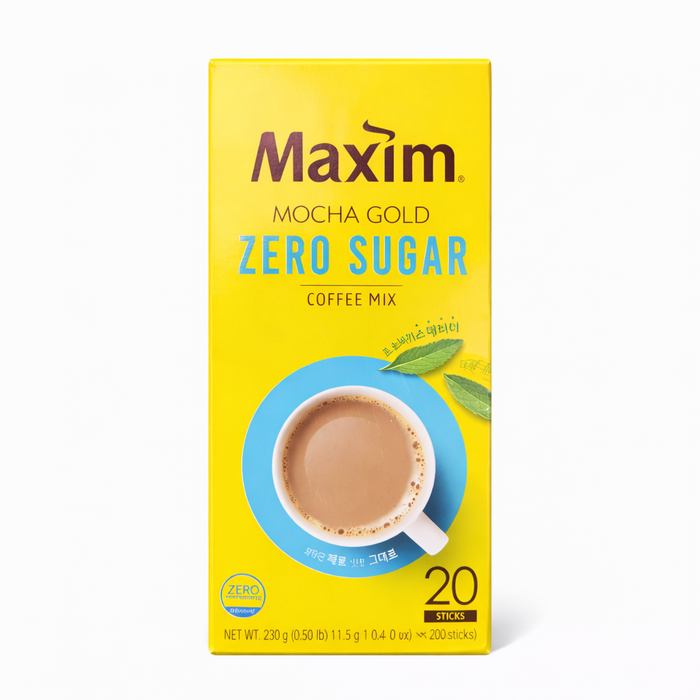 MAXIM Mocha Gold Zero Sugar Coffee Mix 11.5g × 20 Sticks