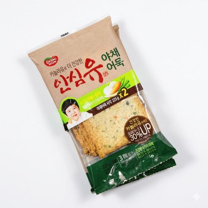 东远 鱼饼 蔬菜方形 安心款 225g*2