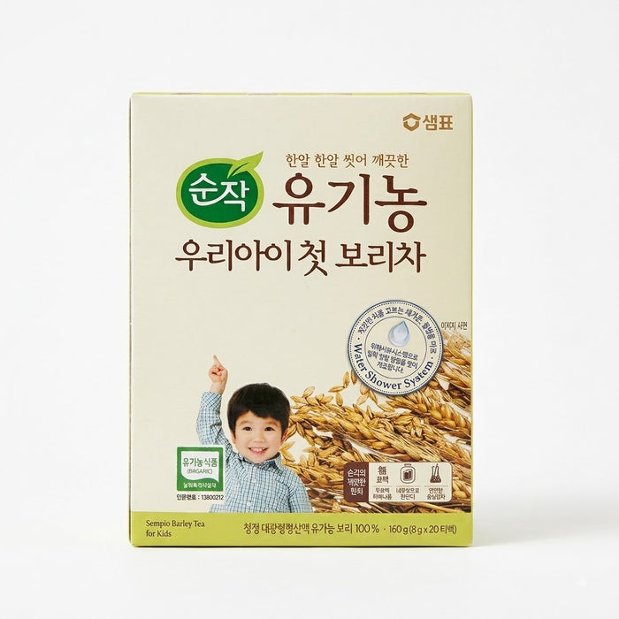 샘표 순작 유기농 우리아이 첫 보리차 160g