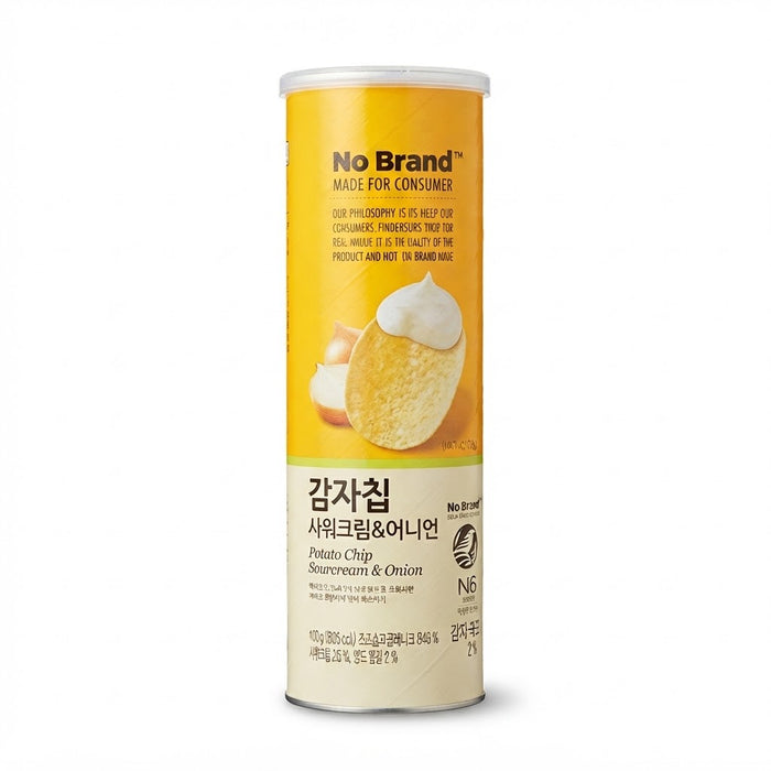 NOBRAND Sour Cream & Onion Potato Chips Crispy Snack 160g