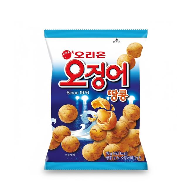 ORION Cuttlefish Peanut Ball Savory Korean Snack 98g
