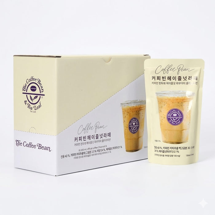 커피빈 헤이즐넛라떼 파우치 190ml *10P