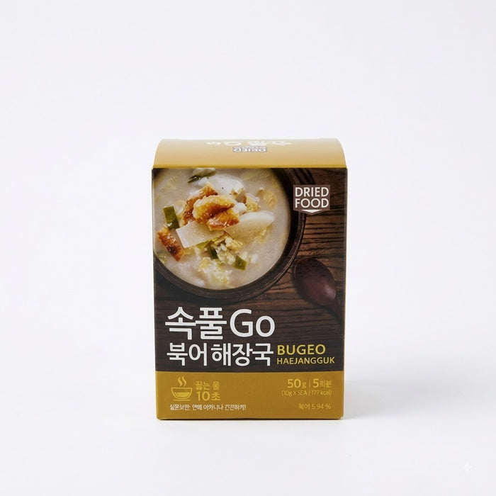 속풀고 동결건조 즉석 북어해장국 50g (10g × 5회분)