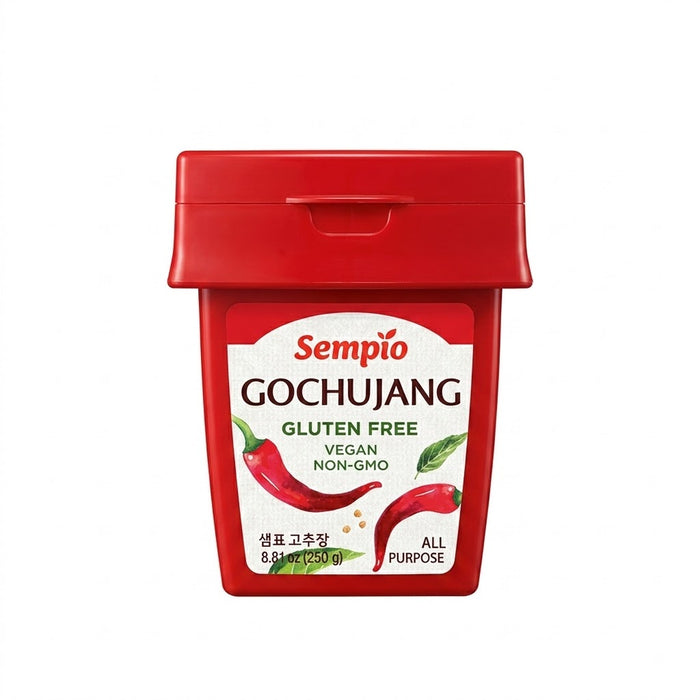 SEMPIO Gluten Free Gochujang 250g – Vegan Non-GMO Korean Red Chilli Paste