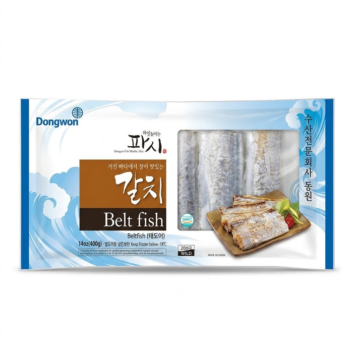 DONGWON Pasi Frozen Belt Fish Korean Cut Fish 400g