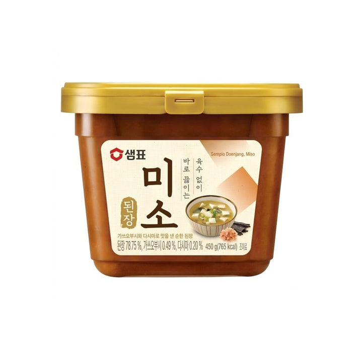 SEMPIO Miso Doenjang 450g – Mild Korean Soybean Paste with Katsuobushi & Kelp Broth
