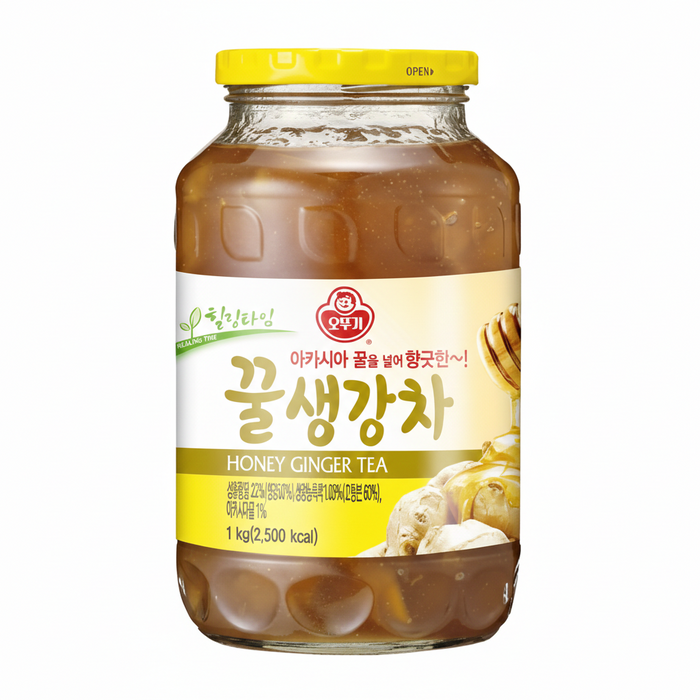 OTTOGI Honey Ginger Tea 1kg – Korean Ginger Tea Concentrate for Hot & Cold Drinks