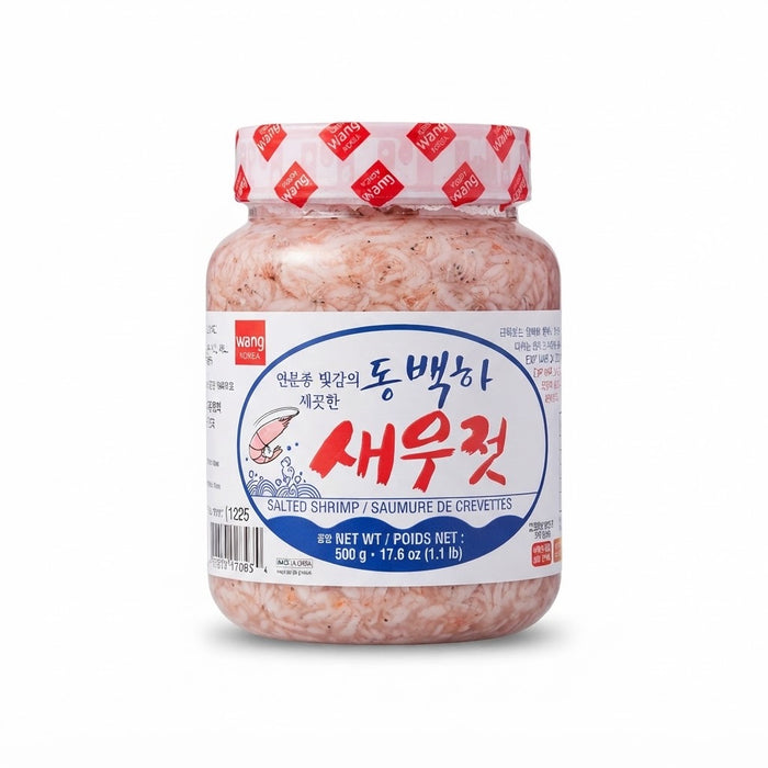 WANG Dongbaekha Salted Shrimp Saeujeot 500g – Chilled Korean Kimchi Seasoning