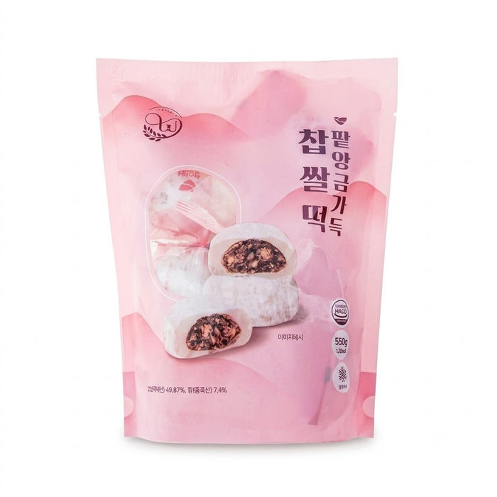 창억 팥앙금 가득 찹쌀떡 550g (냉동) 55g × 10개 개별포장