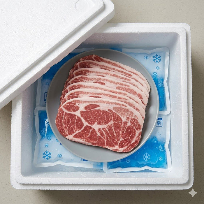 제육볶음용 고급 돼지고기 냉동 500g 