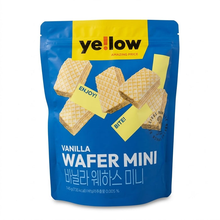 YELLOW 바닐라 웨하스 미니 145g