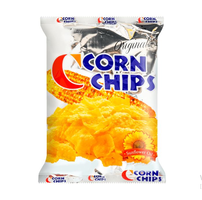 CROWN Corn Chips – Korean Crunchy Corn Snack 70g