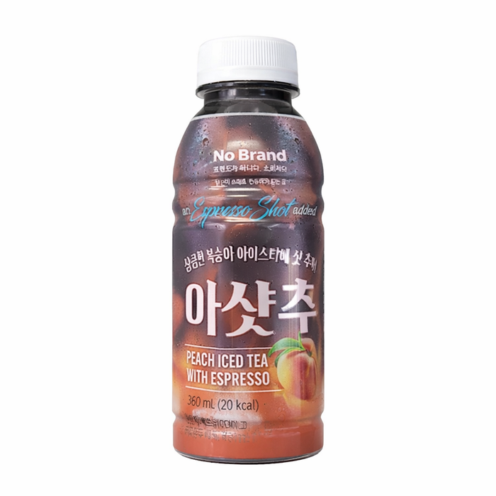 NoBrand Peach Iced Tea with Espresso Coffee Drink 360ml