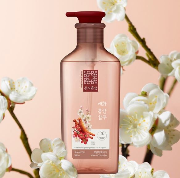 애경 동의홍삼 샴푸 (매화) 500ml