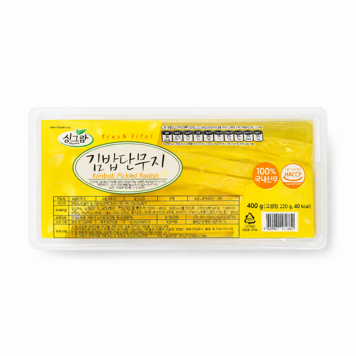 싱그람 김밥단무지 400g