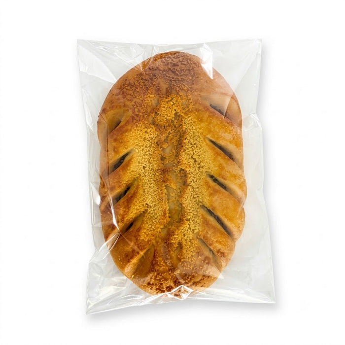 MORNING BAKERY GALBI RED BEAN BREAD APPROX. 600g – FRESH-BAKED FAMILY SIZE KOREAN SWEET RED BEAN BREAD