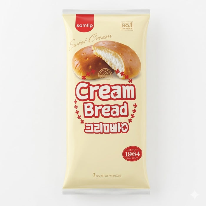 三立 经典奶油面包 75g × 3 (225g)