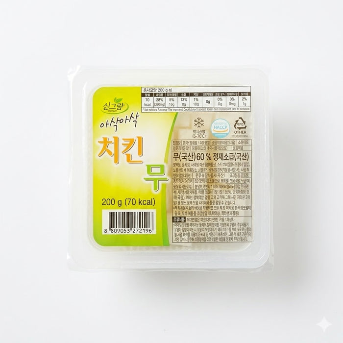 清净 香脆韩式炸鸡腌萝卜 200g