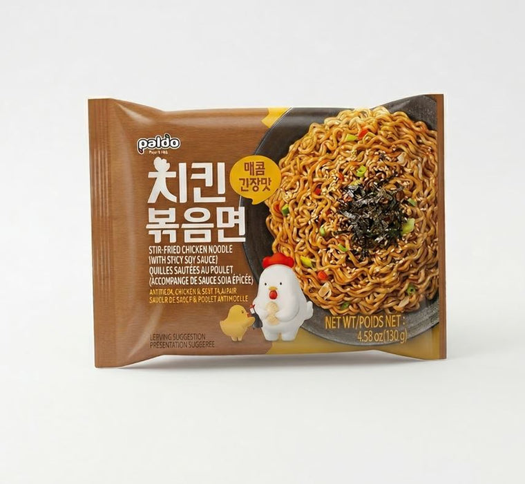 팔도 매콤간장치킨볶음면 멀티팩 130g × 4