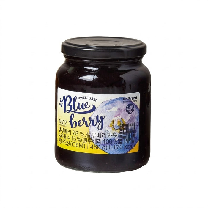 NoBrand Blueberry Jam Fruit Spread Sweet Jam 450g