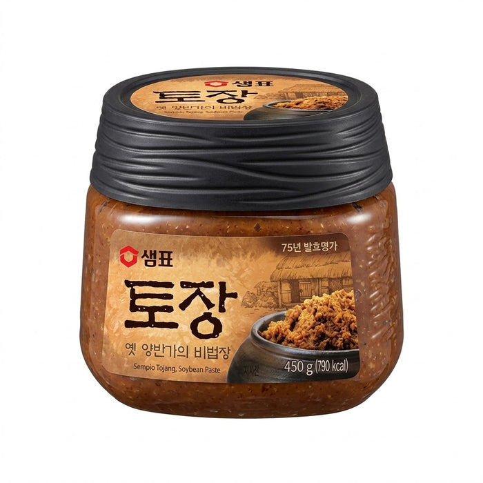 SEMPIO Tojang Korean Fermented Soybean Paste 450g – Deep & Rich Traditional Soybean Paste