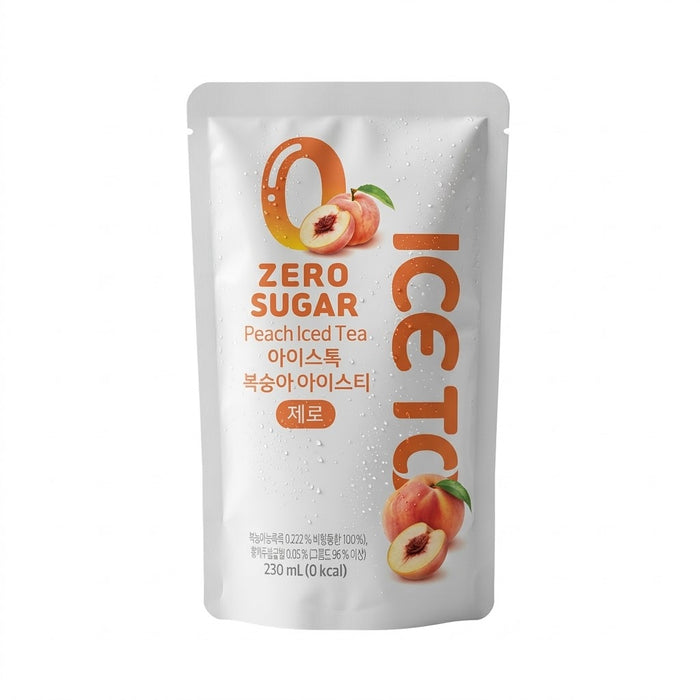 ICE TALK 零糖蜜桃冰茶 230ml