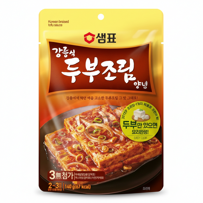 SEMPIO Gangneung-Style Braised Tofu Sauce Korean Seasoning 140g