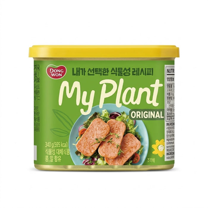 DONGWON My Plant Vegan Meal Original Plant-Based Protein Meal Can 340g