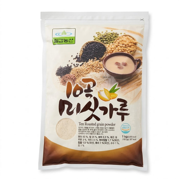 七甲 十谷炒谷物粉 1kg