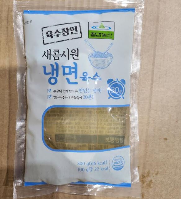 不倒翁 醋味冷麵湯(牛肉風味) 300g