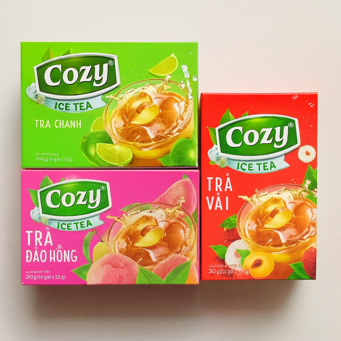 Cozy Ice Tea Lemon / Pink Guava / Lychee 240g (15g × 16)