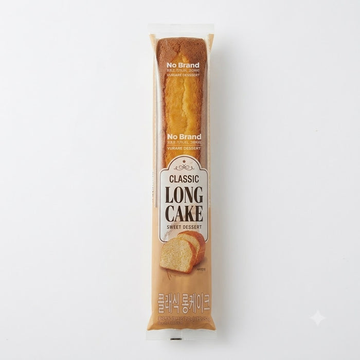NOBRAND Classic Long Cake Sweet Sponge Loaf Cake 550g – Product of Spain