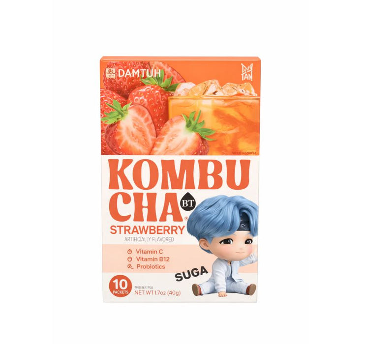 DAMTUH Strawberry Kombucha BTS Edition 10 Packets + Keyring