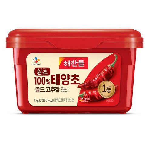 CJ 해찬들 고추장 200g / 290g (튜브) / 500g / 1kg / 3kg