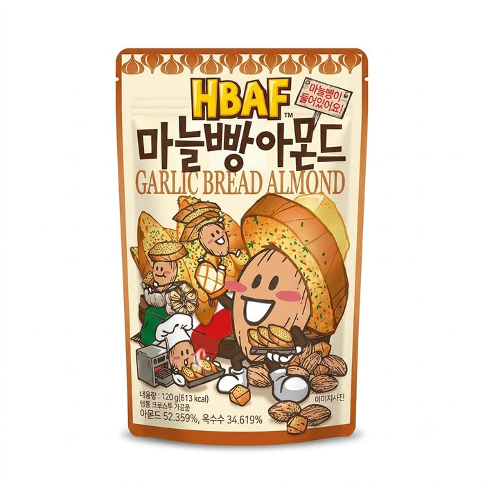 HBAF 마늘빵 아몬드 120g