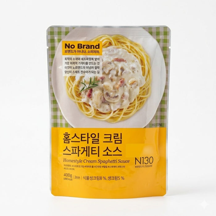 NoBrand Home Style Cream Spaghetti Pasta Sauce Italian Cream Pasta Sauce 400g