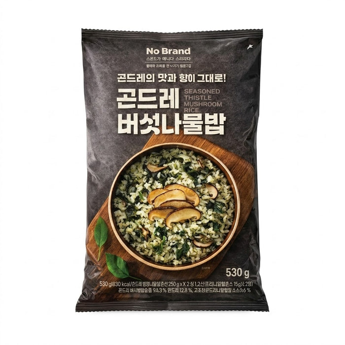 노브랜드 곤드레버섯나물밥(2인분) 530g