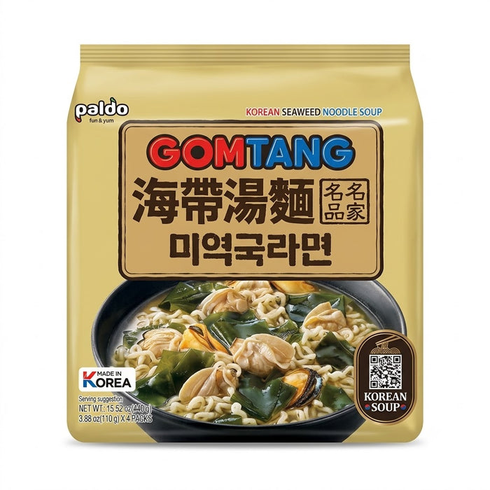 八道 GOMTANG 海带汤面 110g × 4袋