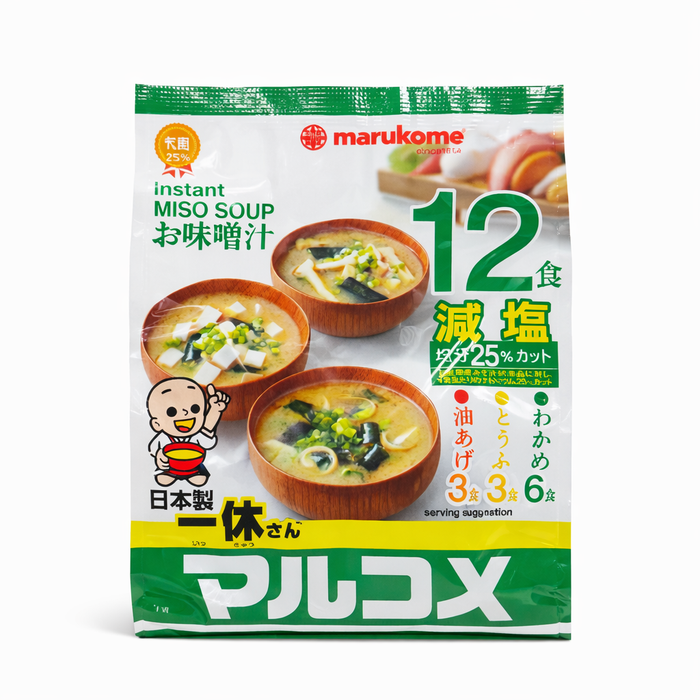 丸米 即食低盐味噌汤 12包