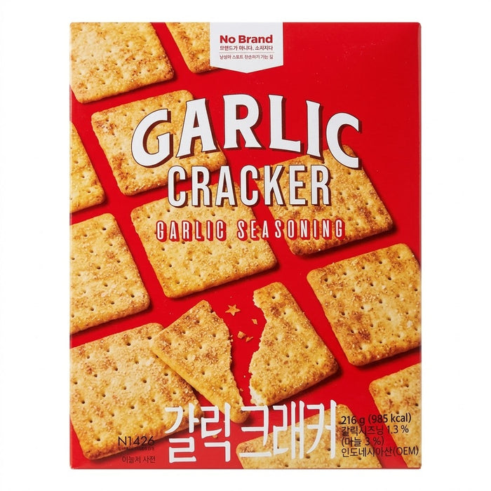 노브랜드 갈릭 크래커 216g