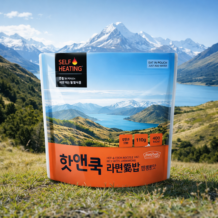 이지밥 핫앤쿡 라면애밥 (짬뽕맛) 110g