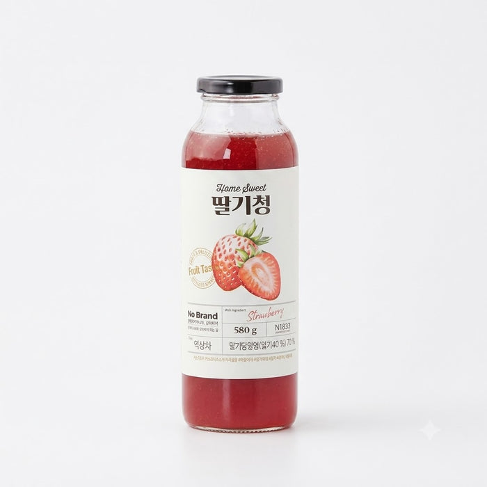 노브랜드 딸기청 580g
