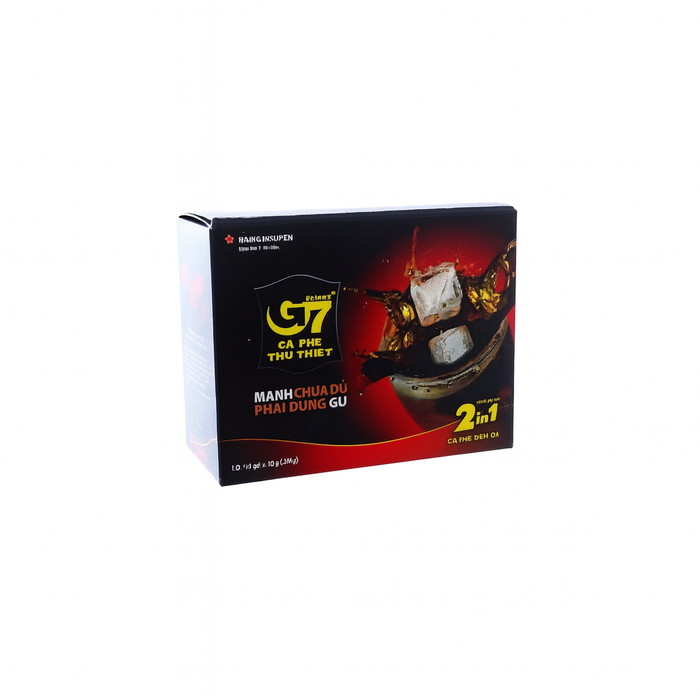 G7 Trung Nguyen  Cà Phê đen đá 2 in 1 Instant Coffee 16g × 15