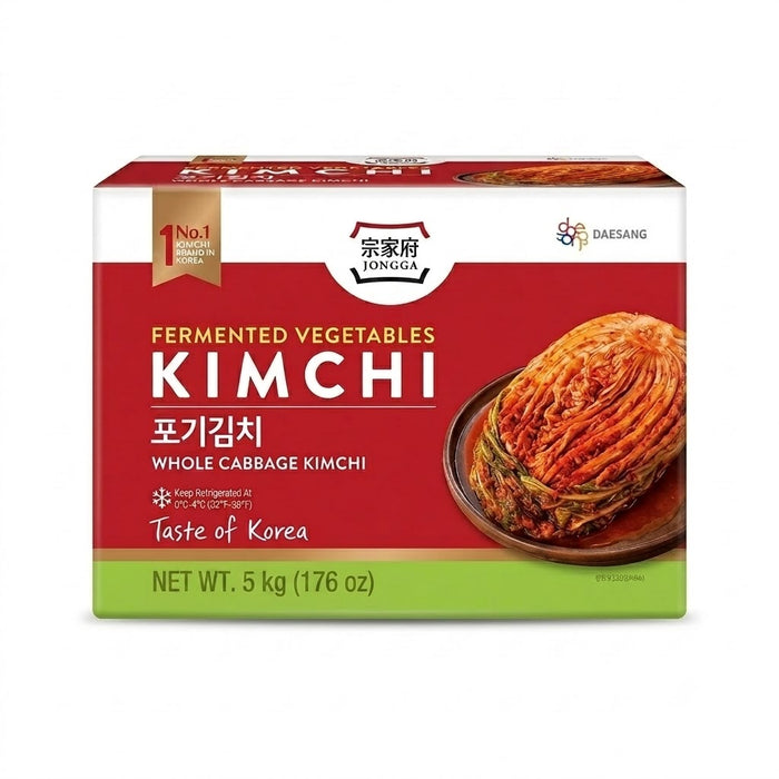 CHUNG JUNG ONE Poggi Kimchi Whole Napa Cabbage Korean Kimchi Family Pack 5kg