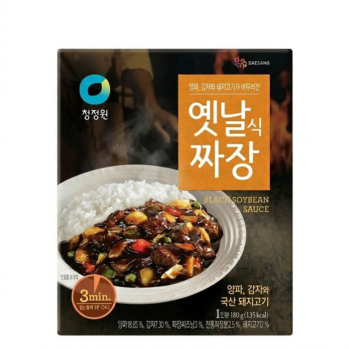 CHUNG JUNG ONE Old Style Jajang Black Bean Sauce Meal Kit 180g