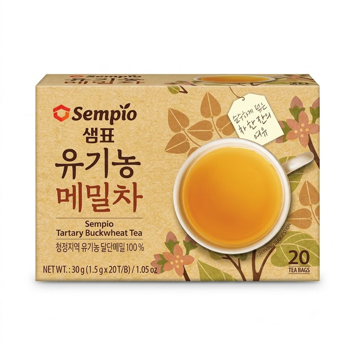 샘표 유기농 메밀차 30g (1.5g × 20티백)