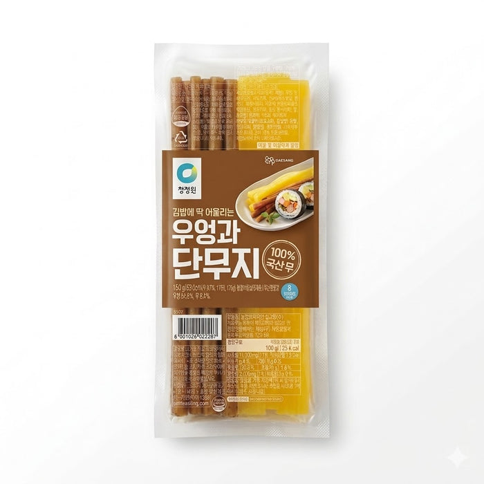 清净园 牛蒡丝与腌萝卜组合 250g